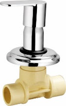 CPVC CON. STOP COCK 20MM WITH 15MM CARTRIDGE