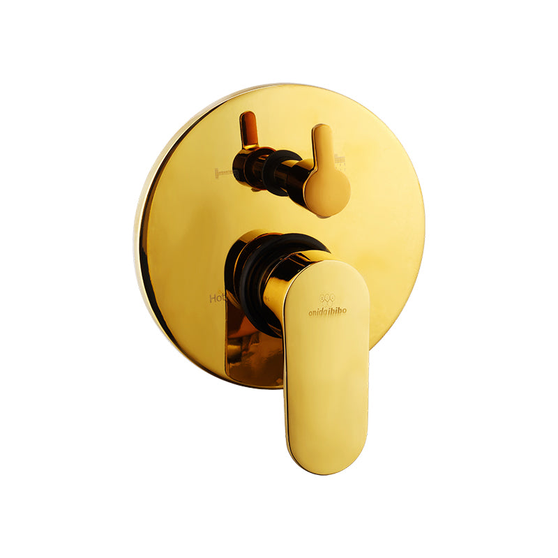2 inlet Single Lever Diverter Plate & Knob (High Flow) 40mm (Suitable for 1020)