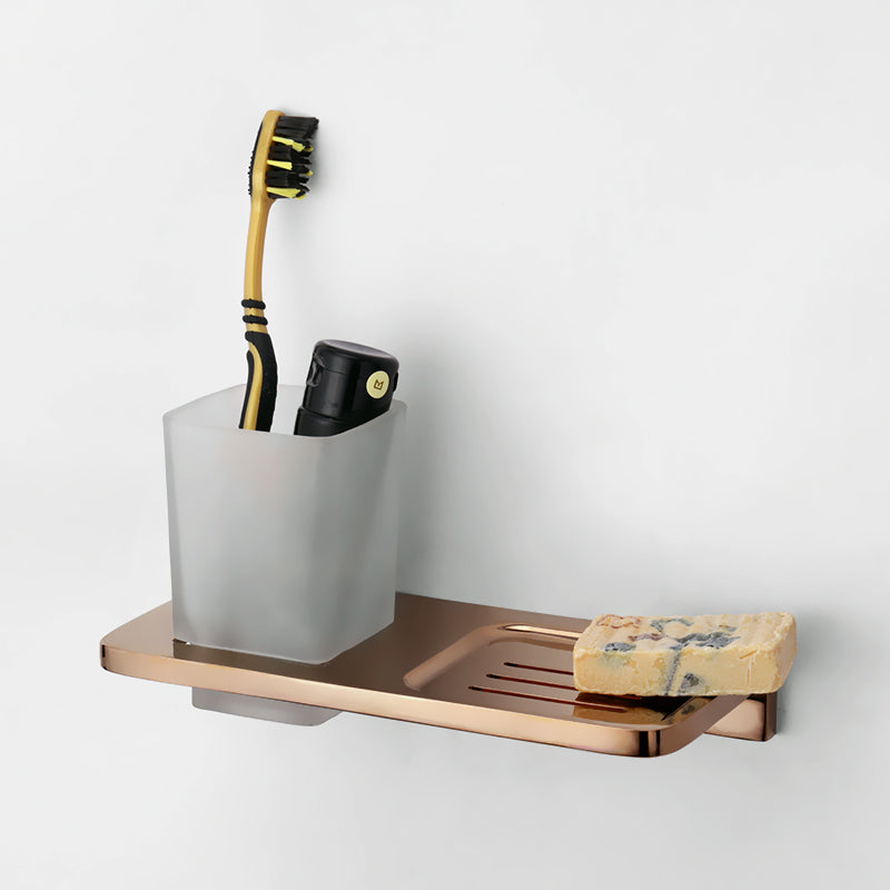 Solid Soap Dish with Tumbler Holder