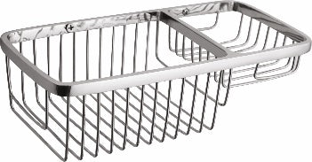 CP BRASS WIRE 2 IN 1 SOAP DISH