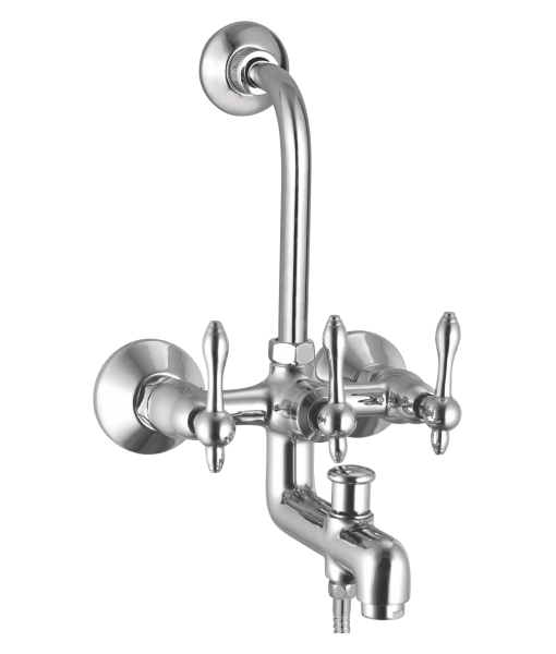 LOFT WALL MIXER 3 IN 1 FOAM FLOW WITH BEND -1