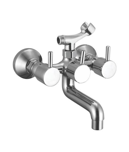 FLORA WALL MIXER TELE WITH SHOWER ARR -1