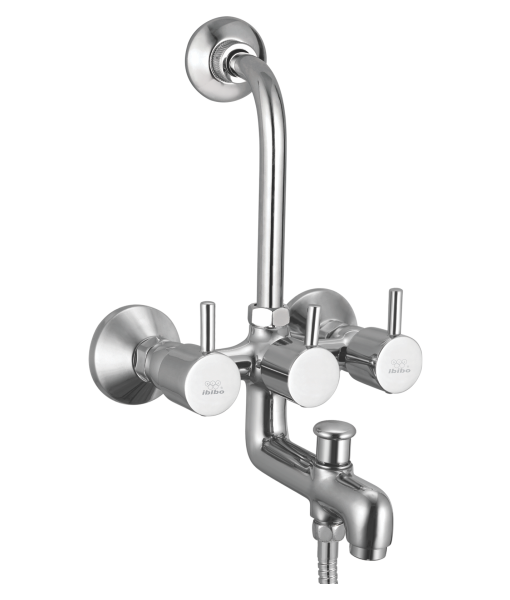 FLORA WALL MIXER 3 IN 1 FOAM FLOW WITH BEND -1