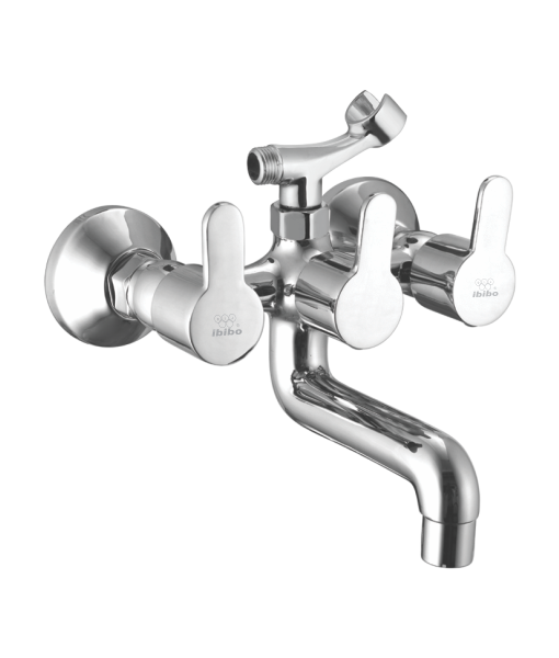 POLO WALL MIXER TELE WITH SHOWER ARR FOAM FLOW -1