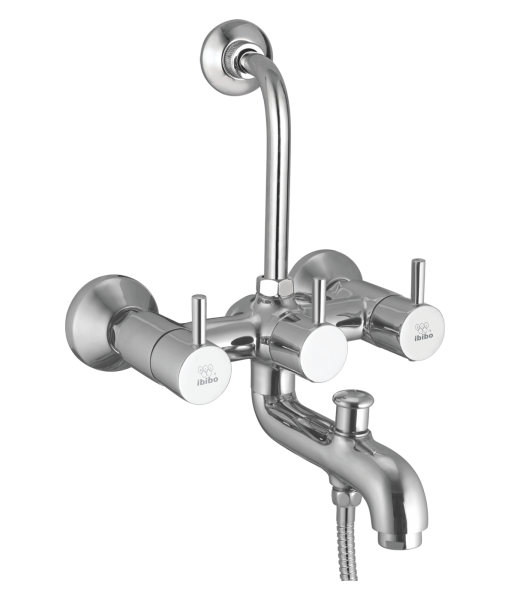 FLORANCE WALL MIXER 3 IN 1 F/F WITH BEND  -1