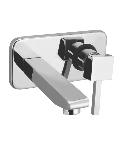 GRANDE SINGLE LEVER BASIN MIXER WALL MOUNTED EXPOSED PARTS KIT CONSISTING OF OPERATING LEVER WALL FLANGE & SPOT-1