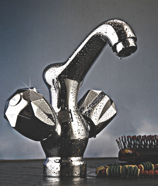 DIAMOND CENTER HOLE BASIN MIXER F/F-1