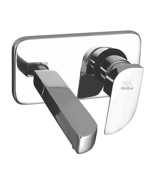 GRACE SINGLE LEVER BASIN MIXER WALL MOUNTED EXPOSED PARTS KIT CONSISTING OF OPERATING LEVER WALL FLANGE & SPOT-1