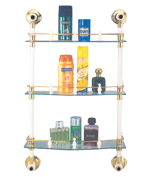 ROLEX GLASS SHELF TRIPLE (TOUGHENED GLASS)-1