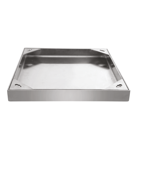 SS 304 MAIN HOLE COVER WITH LED (EXTRA HEAVY) 14"X14"-1
