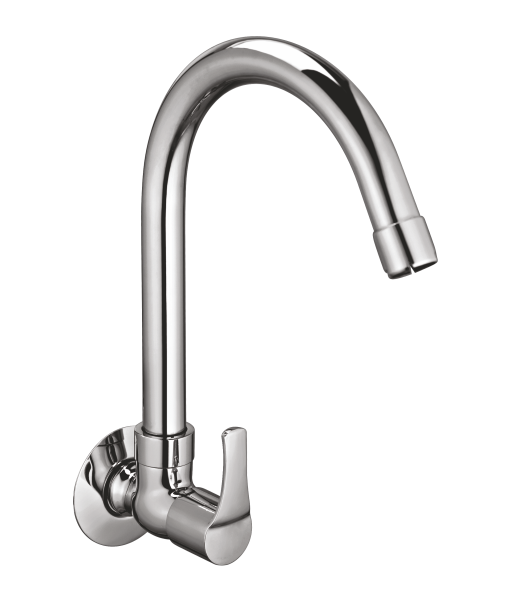 SINK COCK WITH SWIVEL SPOUT F/F-1