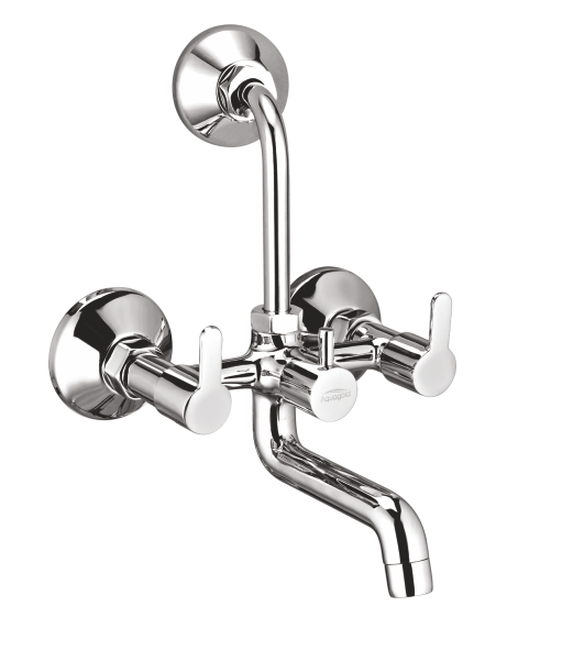 WALL MIXER TEL WITH BEND F/F-1
