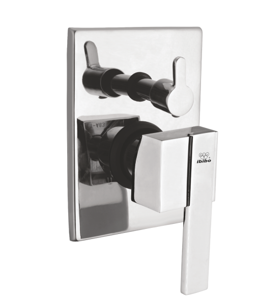 2 IN LET SINGLE LEVER DIV. PLATE & NOB (HIGH FLOW) 45MM (SUITABLE FOR 1054)-1