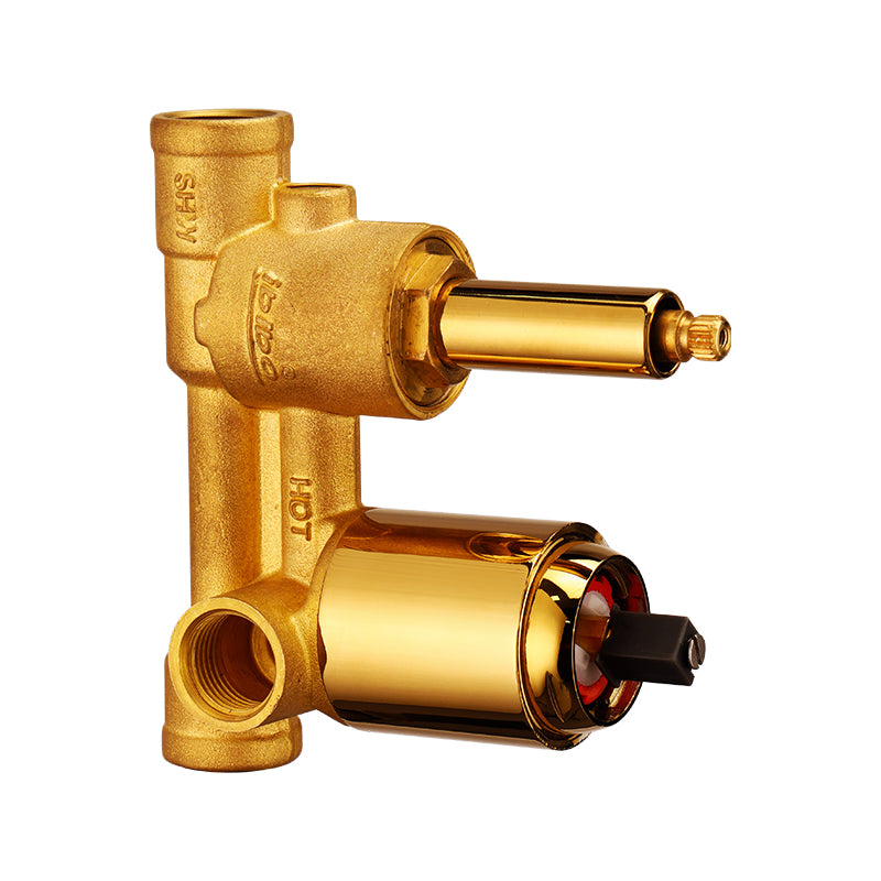 2 Inlet Diverter Concealed Body with 40mm Cartridge & Sleeve