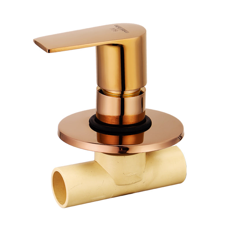 CPVC Concealed Stop Cock 20mm with Flange (15mm Cartridge)