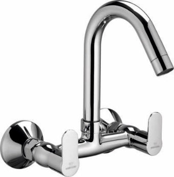 SINK MIXER WITH SWIVEL SPOUT