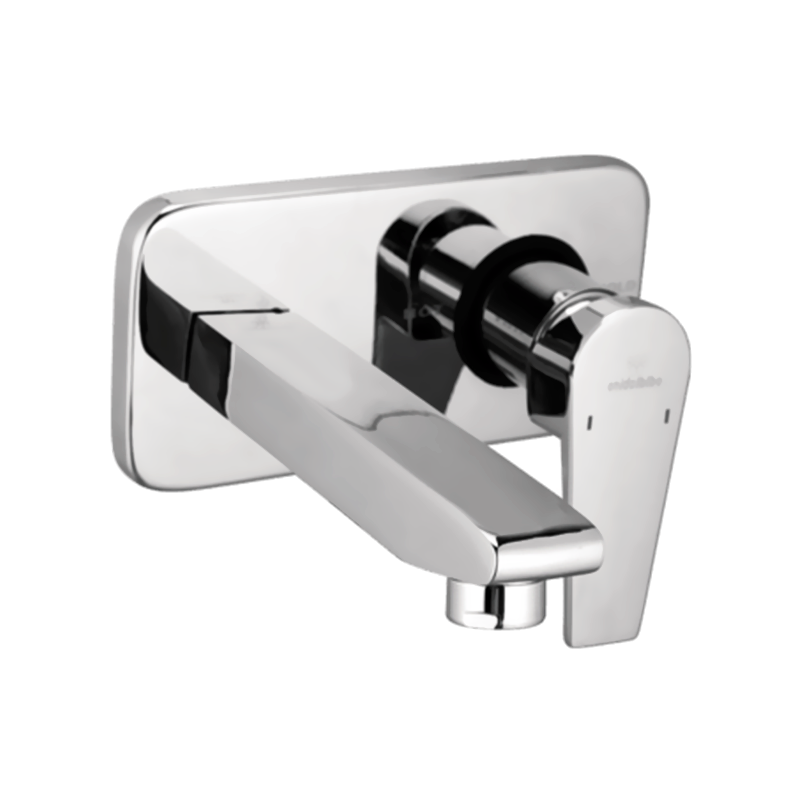 WONDER SINGLE LEVER BASIN MIXER WALL MOUNTED EXPOSED PARTS KIT CONSISITING OF OPERATING LEVER WALL FLANGE & SPOUT (SUITABLE 1053)