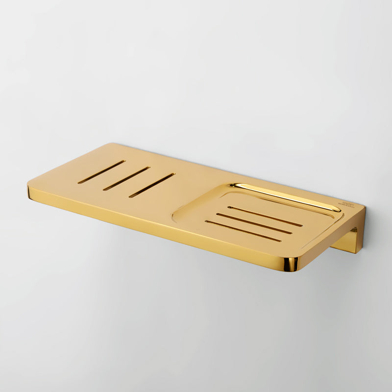 Solid Soap Dish with Shelf