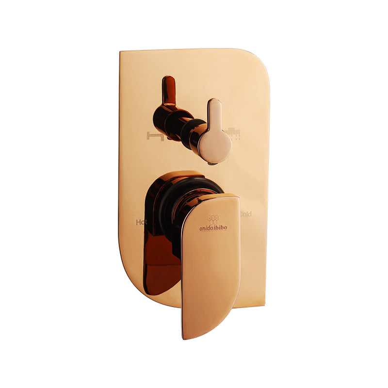 2 inlet Single Lever Diverter Plate & Knob (High Flow) 40mm (Suitable for 1020)