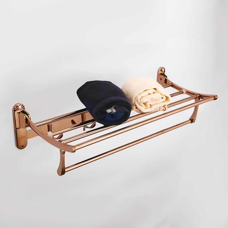 New Bathroom Towel Rack Folding