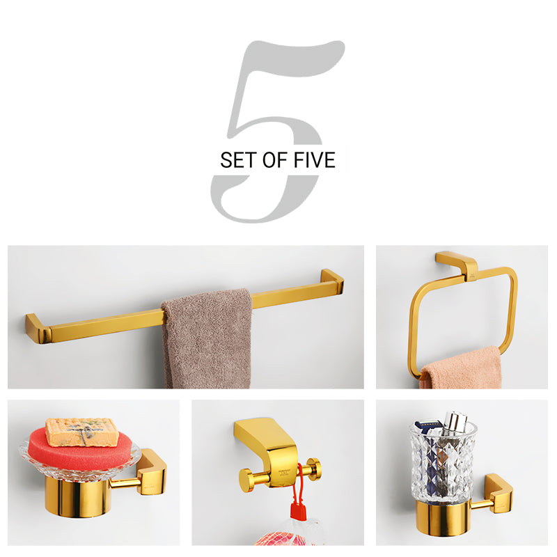 Bathroom Set (Set of 5 Pcs)