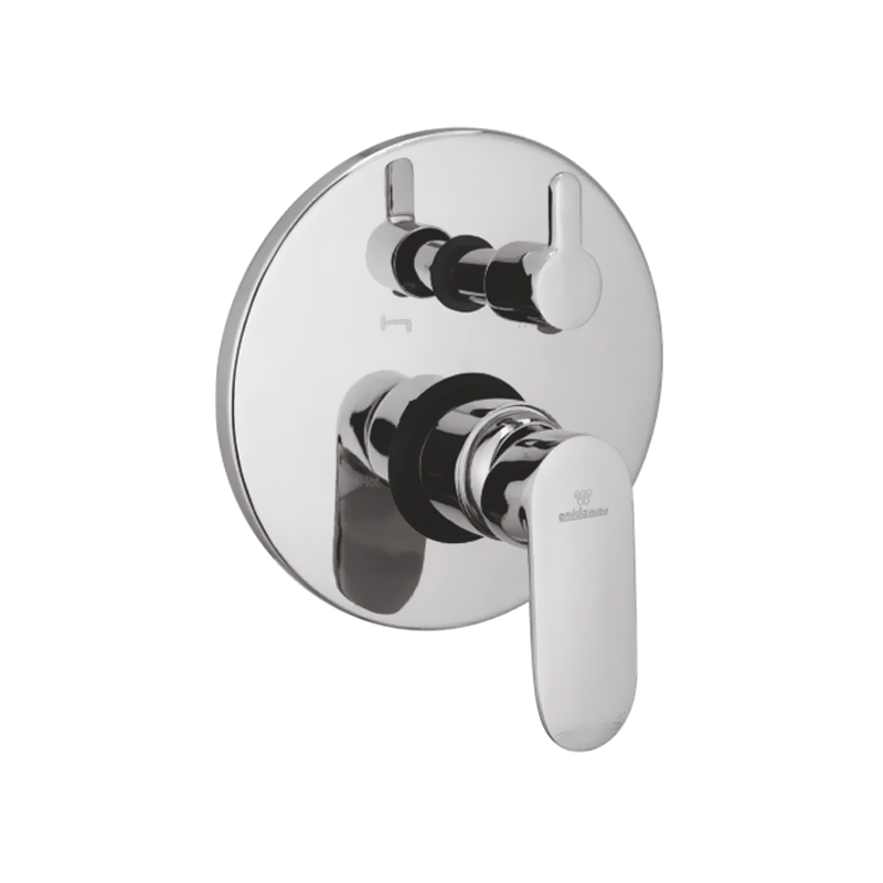 2 IN LET SINGLE LEVER DIV. PLATE & NOB (HIGH FLOW) 45MM (SUITABLE FOR 1054)