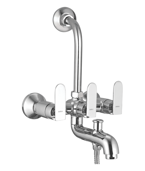 EDGE WALL MIXER 3 IN 1 FOAM FLOW WITH BEND -1