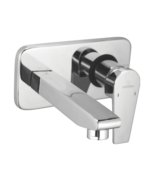 WONDER SINGLE LEVER BASIN MIXER WALL MOUNTED EXPOSED PARTS KIT CONSISITING OF OPERATING LEVER WALL FLANGE & SPOUT (SUITABLE 1053)-1