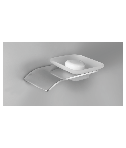 FOCUS GLASS SOAP DISH (SS304)-1